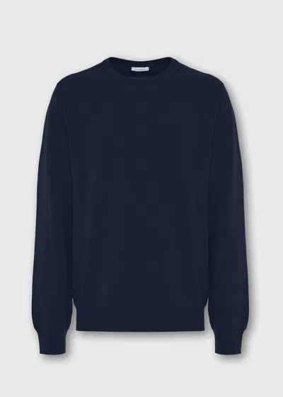 Malo Cashmere Crewneck Sweater In Blue