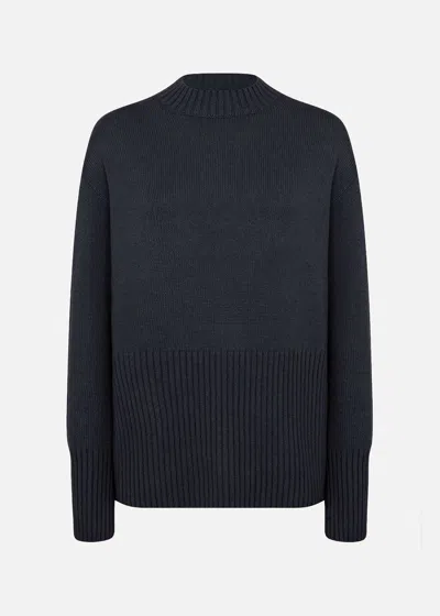 Malo Cashmere Crewneck Sweater In Black
