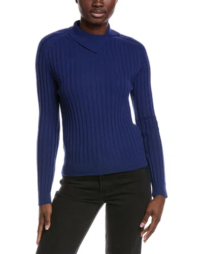 Malo Cashmere Donna Wool & Cashmere-blend Sweater In Blue
