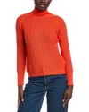 Malo Cashmere Donna Wool & Cashmere-blend Sweater In Orange