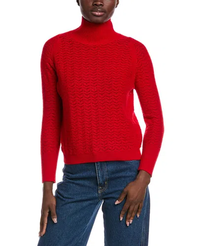 Malo Cashmere Donna Wool & Cashmere-blend Sweater In Red