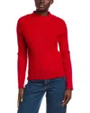 Malo Cashmere Donna Wool & Cashmere-blend Sweater In Red