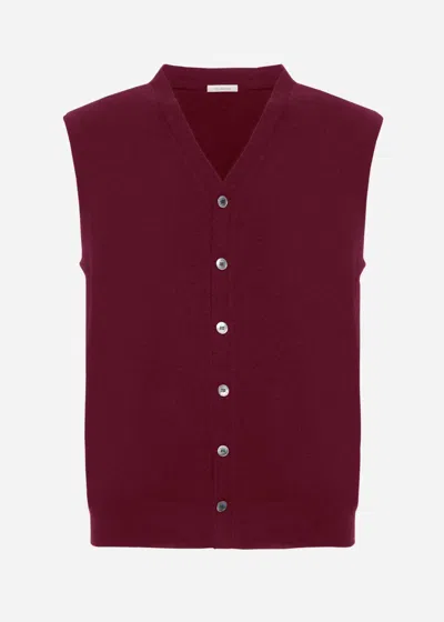 Malo Gilet In Cashmere In Brown
