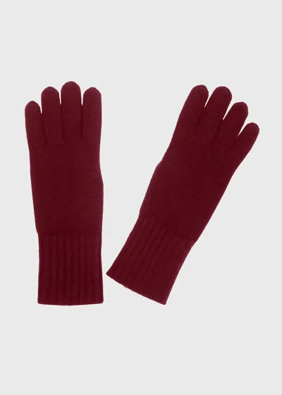Malo Cashmere Gloves In Purple