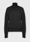 Malo Cashmere High-neck Sweater In Black