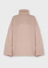 Malo Cashmere High-neck Sweater In Pink