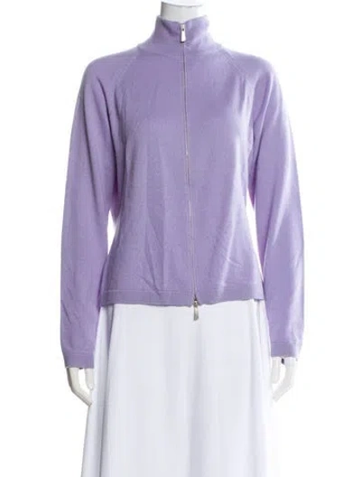 Pre-owned Malo Cashmere Jacket In Purple