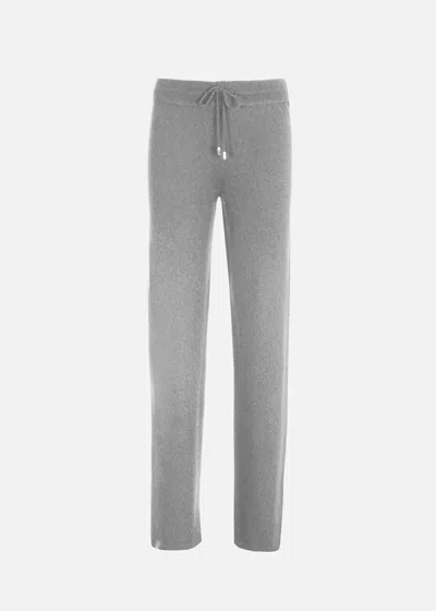 Malo Cashmere Jogging Trousers In Gray