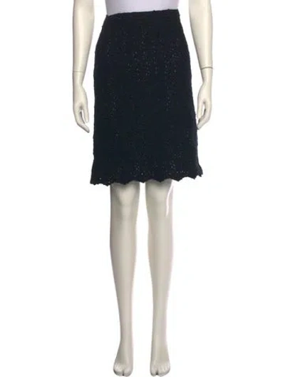 Pre-owned Malo Cashmere Knee-length Skirt In Black