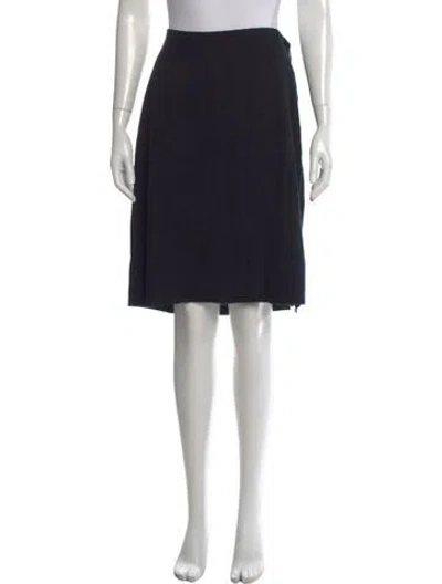 Pre-owned Malo Cashmere Knee-length Skirt In Black