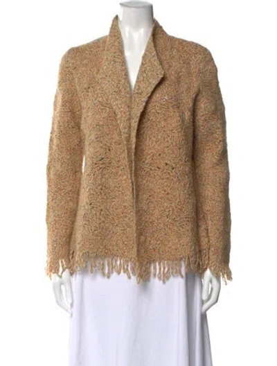 Pre-owned Malo Cashmere Patterned Sweater In Neutral