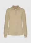 Malo Cashmere Polo In Brown
