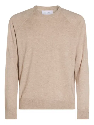 Malo Cashmere Raglan-sleeve Sweater In Neutral
