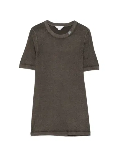 Malo Cashmere Round Neck In Brown
