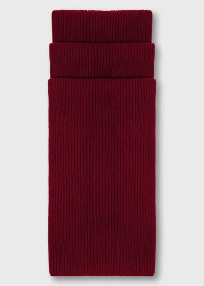 Malo Cashmere Scarf In Red