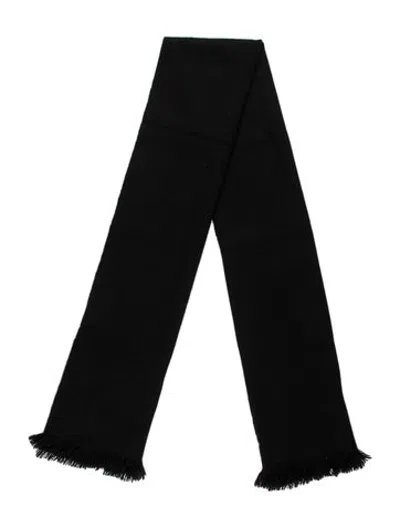 Pre-owned Malo Cashmere Scarf In Black