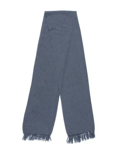 Pre-owned Malo Cashmere Scarf In Blue