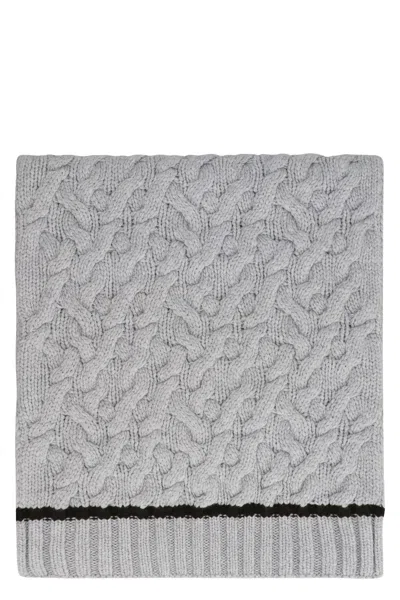 Malo Cashmere Scarf In Grey