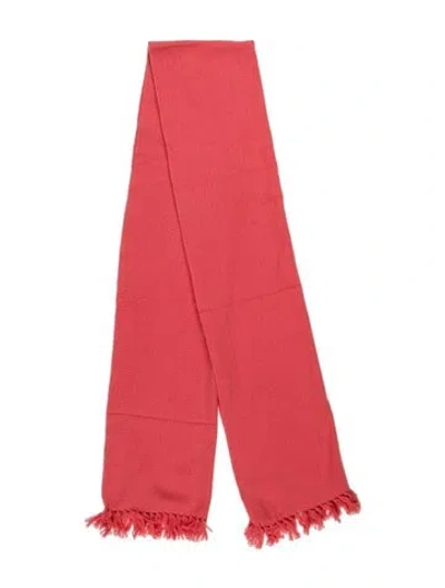 Pre-owned Malo Cashmere Scarf In Pink
