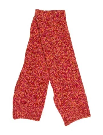 Pre-owned Malo Cashmere Scarf In Red