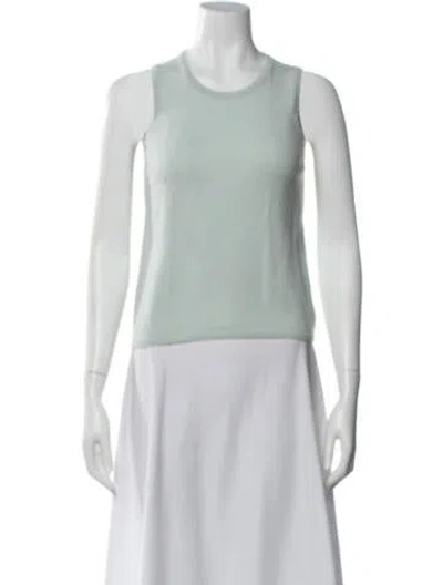 Pre-owned Malo Cashmere Scoop Neck Sweater In Blue