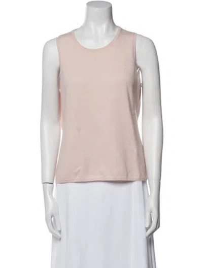 Pre-owned Malo Cashmere Scoop Neck Sweater In Pink
