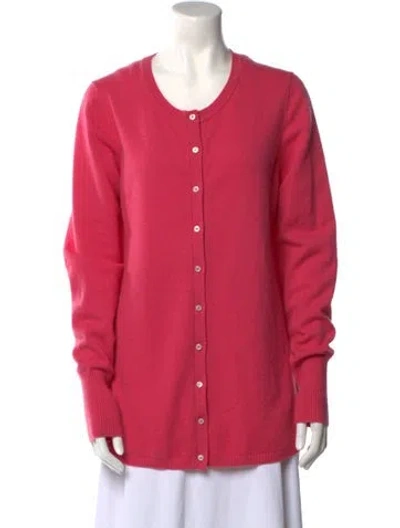 Pre-owned Malo Cashmere Scoop Neck Sweater In Pink