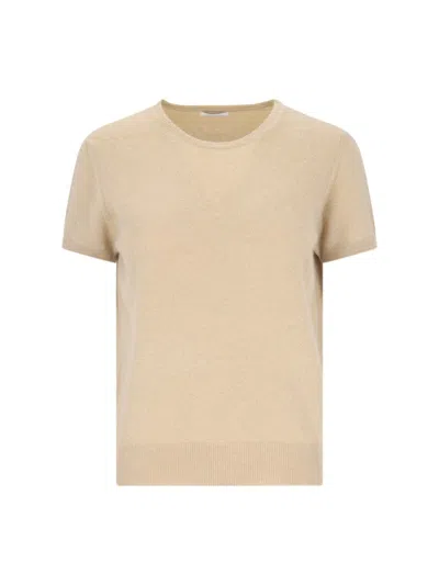 MALO CASHMERE SHORT-SLEEVED TOP