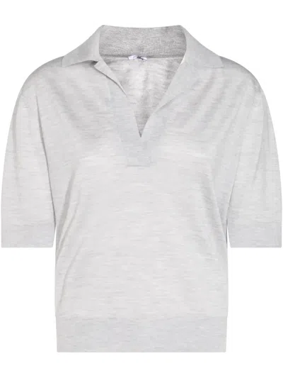 MALO CASHMERE-SILK POLO TOP