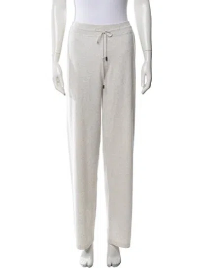 Pre-owned Malo Cashmere Straight Leg Pants In Grey