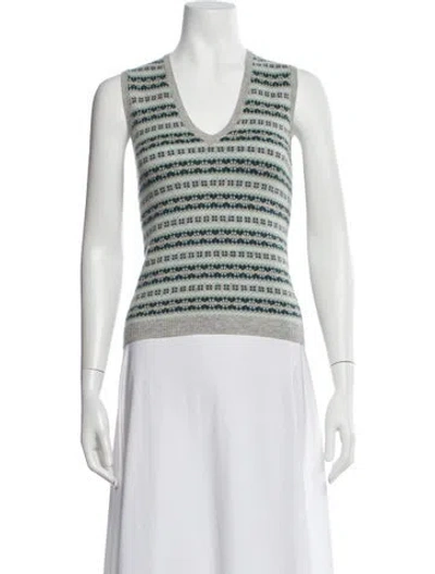 Pre-owned Malo Cashmere Striped Sweater In Multi