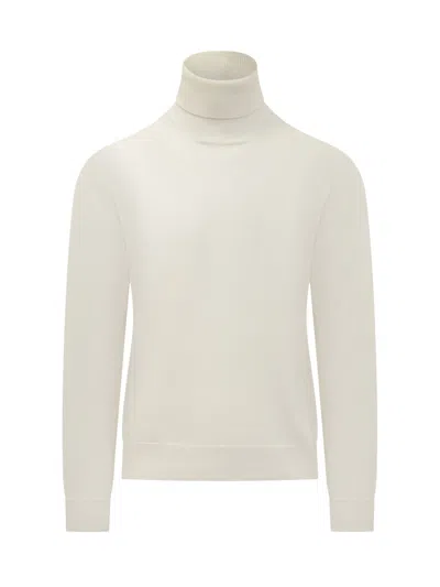 Malo Cashmere Sweater In Bianco