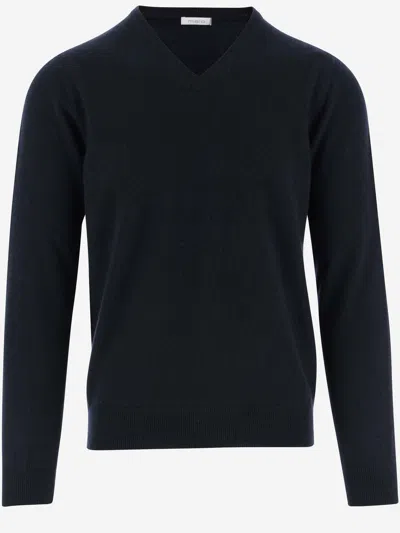 Malo Fine-knit Cashmere Jumper In Black