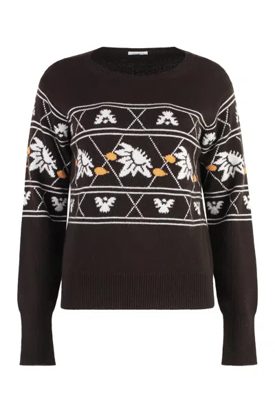 Malo Cashmere Sweater In Brown