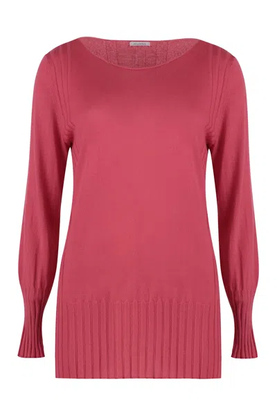 Malo Cashmere Sweater In Coral