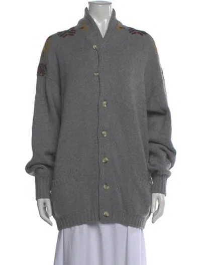 Pre-owned Malo Cashmere Sweater In Gray