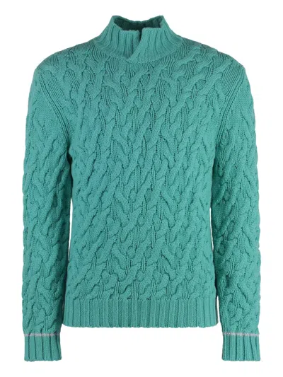 Malo Cashmere Sweater In Green