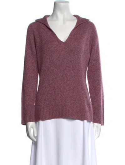 Pre-owned Malo Cashmere Sweater In Purple