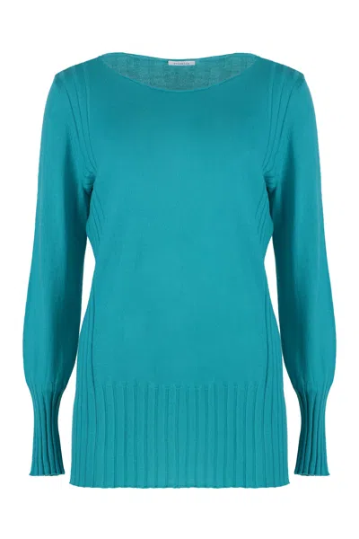 Malo Cashmere Sweater In Turquoise