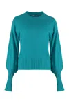 Malo Cashmere Sweater In Turquoise