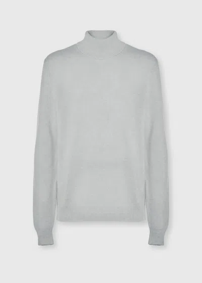 Malo Cashmere Turtleneck In White