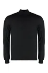 Malo Cashmere Turtleneck Pullover In Black