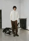 Malo Cashmere Turtleneck Sweater In White