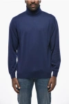 Malo Cashmere Turtleneck Sweater In Blue