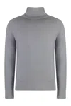 Malo Cashmere Turtleneck Sweater In Grey