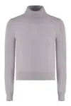 Malo Cashmere Turtleneck Sweater In Lilac