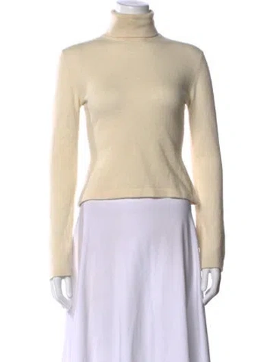 Pre-owned Malo Cashmere Turtleneck Sweater In Neutrals