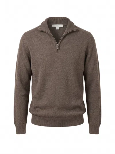 Malo Cashmere V Neck In Brown