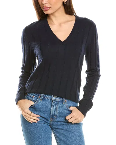 Malo Cashmere V Neck Woman In Black