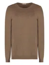 Shop Malo Cashmere-wool Jumper In Brown